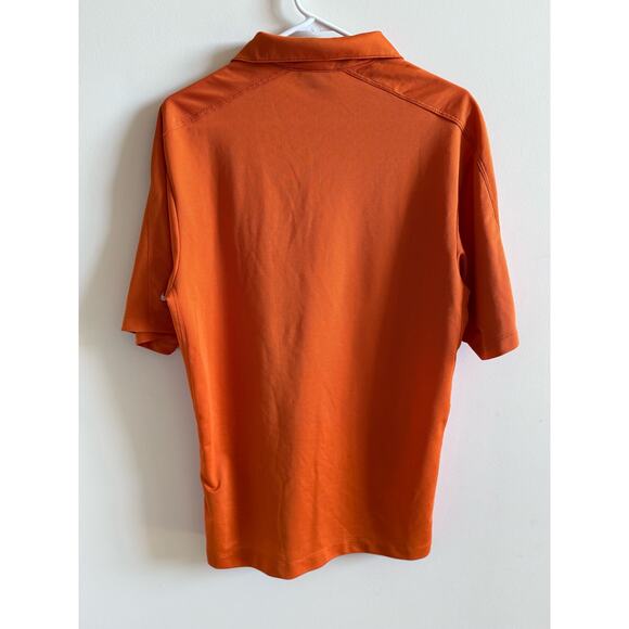 Nike Golf Men’s M Medium Dri-Fit Polyester  O Pioner Golf Logo Orange - Picture 2 of 8